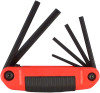 Eklind Tool Ergo-Fold Hex Key Sets, 6 per set, Hex Tip, Inch, 1/ST, #25611