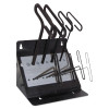 Eklind Tool Standard Grip Metric Hex T-Key Sets, 8 per Stand, Metric, 2mm-10mm, 1/SET, #36168