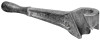 Gearench Petol Valve Wheel Wrenches, 25 1/2 in, 2 1/2 in Opening, Aluminum-Magnesium, 1/EA, #VWP3