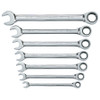 GearWrench 7 Piece Combination Ratcheting Wrench Sets, Metric, 1/SET #9417