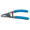 Klein Tools Klein-Kurve Wire Strippers/Cutters, 6-12 AWG Stranded Wire, Blue/Red, 1/EA, #11053