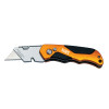 Klein Tools Pro Folding Utility Knives, 4 1/2 in, Warping Blade, 1/EA, #44131