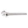 Klein Tools Adjustable Wrenches, 24 in Long, 2 1/2 in Opening, Chrome, 1/EA, #50024