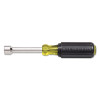 Klein Tools Hollow Shaft Cushion-Grip Nut Driver, 5/16 in Opening, 6.75 in Overall L, 1/EA, #630516