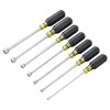 Klein Tools 7 Pc Cushion-Grip Nut Driver Sets, 3/16"; 1/4"; 5/16"; 11/32"; 3/8"; 7/16"; 1/2", 1/SET, #647