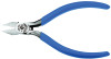 Klein Tools Midget Diagonal-Cutting Pliers, 5 1/16 in, Flush, 1/EA, #D2445C