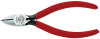 Klein Tools Midget Standard Diagonal Cutters, 5 in, Bevel, 1/EA, #D2455