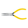 Klein Tools Midget Slim Long-Nose Pliers, Straight, Forged Steel, 4-13/16 in L, 1/EA, #D321412C