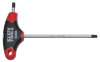 Klein Tools Journeyman T-Handle Ball-Hex Keys, 2 mm, 6 in Long, 6/CA, #JTH6M2BE