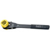 Klein Tools Ratcheting Lineman's Wrench, 13 in Long, Square Nut 3/4, 1 & 1 1/8 in, 1/EA, #KT151T