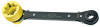 Klein Tools 5-in-1 Lineman's Wrenches, 9 3/8 in Long, Hex Sizes 9/16 & 3/4 in, 1/EA, #KT155T