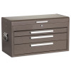 Kennedy Signature Series 3-Drawer 26 in Mechanic's Chests,26 1/8 x 14 3/4 x 12 1/8,Brown, 1/EA, #263B