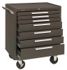 Kennedy Industrial Series Roller Cabinets, 27 x 18 x 39, 8 Drawers, Smooth Red, w/Slide, 1/EA, #378XR