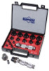 Mayhew? 16 Pc Hollow Punch Tool Kits, Round, English, Handle, Case, 1/SET, #66000