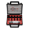 Mayhew? 11 Pc Hollow Punch Tool Kits, Round, English, Handle; Case, 1/KIT, #66008