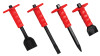Mayhew? 4 Pc. Handguarded Tool Sets, English, Cold, Mason, Brick Set, & Floor Chisel, 1/SET, #85002