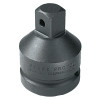 Stanley Products Impact Socket Adapters, 1/2" (female square); 3/8" (male square) drive, 1 7/16", 1/EA, #J7651