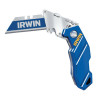 Irwin® Folding Knife, 5 3/4", Stainless Steel/Aluminum, Blue, #IR-2089100 (10/Pkg)