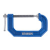 Irwin Quick-Grip® C-Clamps, 1 5/16" Throat Depth, 2" Opening, Blue #IR-225102ZR (5/Pkg)