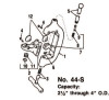 Ridgid Tool Company 44-S Pipe Cutter Wheel Housing, 1/EA, #33345