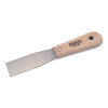 Stanley Products Wood Handle Putty Knives, 1 1/4 in Wide, Flexible Blade, 1/EA, #28540