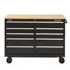 Stanley Products 300 Series 9-Drawer Mobile Workbench,  52" #STST25291BK (1/Pkg.)