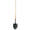 The AMES Companies, Inc. Round Point Shovel, 12 X 9.5 Blade, 48 in White Ash Straight Handle, 1/EA, #45519