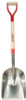 The AMES Companies, Inc. Aluminum Scoops, 14.5 x 11 Blade, 31 in White Ash Steel D-Grip Handle, 1/EA, #50154