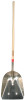 The AMES Companies, Inc. Aluminum Scoops, 17.75 x 14.5 Blade, 48 in White Ash Straight Handle, 1/EA, #53127