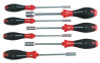 Wiha Tools SoftFinish Nut Driver Sets, 5 mm; 5.5 mm; 6 mm; 7 mm; 8 mm; 10 mm; 13 mm, 1/EA, #34194