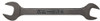 Double Head Open End Wrench - Black -  3/4" X 7/8", Martin Sprocket #BLK1731A