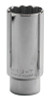 Wright Tool 1/2" Dr. Deep Sockets, 1/2 in Drive, 1 in, 12 Points, 1/EA, #4632
