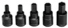 Wright Tool 5 Piece Impact Hex Bit Socket Sets, 3/4 in, 1/SET, #606