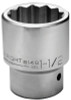 Wright Tool 1" Dr. Standard Sockets, 1 in Drive, 2 1/16 in, 12 Points, 1/EA, #8166
