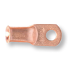 1/0 AWG 1/4 Stud Unplated Heavy Duty Copper Lug (1000/Bulk Pkg.)