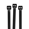 14" Black Releasable Cable Ties 50 lb. - Black (1000/Bulk Pkg.)