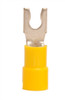 12-10 AWG Nylon Insulated #6 Snap Spade Terminal - Brazed Barrel (1000/Bulk Pkg.)