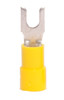 12-10 AWG Nylon Insulated #6 Block Spade Terminal - Brazed Barrel (1000/Bulk Pkg.)