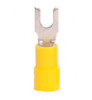 12-10 AWG Nylon Insulated #10 Flanged Spade Terminal - Brazed Barrel (1000/Bulk Pkg.)