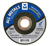 9" x 1/4" x 7/8" Type 27 All Metals Depressed Center Grinding Wheels - Single Grit, Mercer Abrasives 623500 (15/Pkg.)
