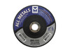 9" x 1/8" x 5/8"-11 Type 27 All Metals Depressed Center Pipe Cutting & Light Grinding Wheels- Single Grit, Mercer Abrasives 623695 (10/Pkg.)