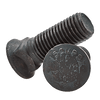 5/8"-11 x 2" Grade 8 Dome Head No.3 Plow Bolt 150,000 Psi, Plain (225/Bulk Pkg.)