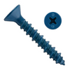 DeWalt Ultracon+ Concrete Screw Anchor 3/16" X 4": Light/Medium Duty, Phillips Flat Head, Blue (100/Pkg.) #DFM12752