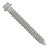 DeWalt UltraCon Concrete Screw Anchor 5/16" X 3 3/4": Light/Medium Duty, Hex Trimfit Head, Silver (500/Pkg.) #DFM5ELG502