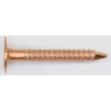 Copper Ring Shank Slating & Flashing Nails, 1-1/2", 133 Nails/lb., 5 Lb. Box, 6 Boxes