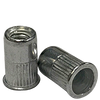 10-24 (.130-.225) Aluminum Small Flange Knurled Body Rivet Nuts (500/Pkg.)