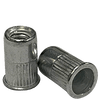 6-32 (.020-.080) Aluminum Small Flange Knurled Body Rivet Nuts (10000/Bulk Pkg.)