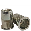 5/16-18 (.150-.312) Steel Small Flange Knurled Body Rivet Nuts Zinc Yellow CR+3 (300/Pkg.)