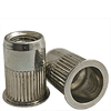 5/16-18 (.150-.312) Steel Small Flange Knurled Body Rivet Nuts Zinc Yellow CR+3 (300/Pkg.)