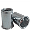 8-32 (.020-.080) Steel Small Flange Smooth Body Rivet Nuts Zinc CR+3 (500/Pkg.)